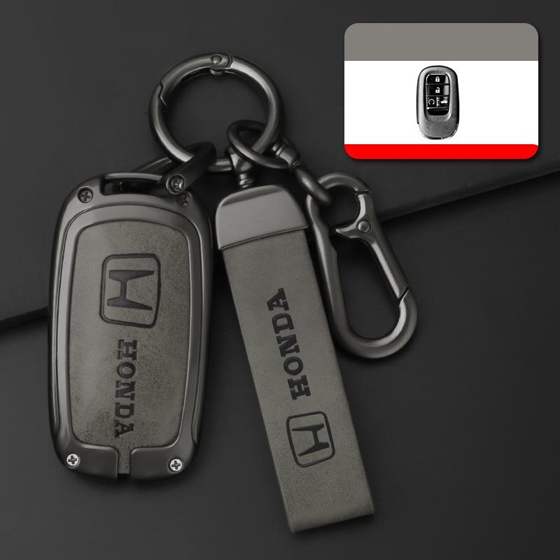 Zinc Alloy Car Remote Key Case Cover Shell For Honda Civic 2022 2/3/4/5 Buttons Protector Holder Fob Keyless Car Accessories 4