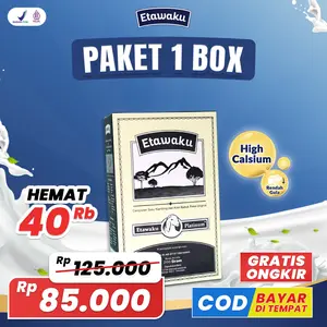 ETAWAKU 1 BOX- Susu Kambing Etawa Murni [ Bubuk, Dairy, Milk ]