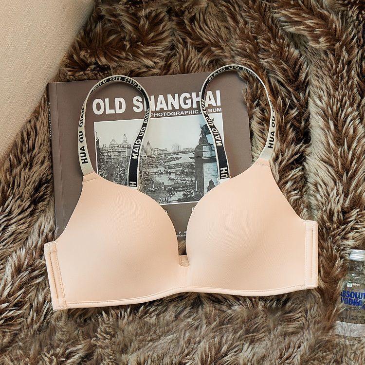 Đồ Lót Không Đường May, Dành Cho Nữ, Nâng Ngực, Cỡ Nhỏ Giữ Ngực Lớn, Dây Đeo Vai Chữ Cái, Có Thể Lộ Ra Ngoài, Bộ Áo Ngực Gợi Cảm, Hàng Mới Về Bra Nho 7