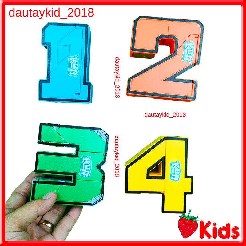 Chiến binh kun thần số học đồ chơi robot biến hình mới 2024 con số biến hình lắp ghép đồ chơi Mô Hình Robot Toy Toy đồ chơi đồ chơi