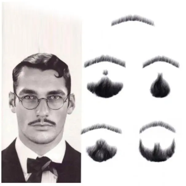 High Quality Brazilian Lace Invisible Fake Beards Salon Chat Lace Beard For Men 100% Hair Hand Made Mustache Remy Hair