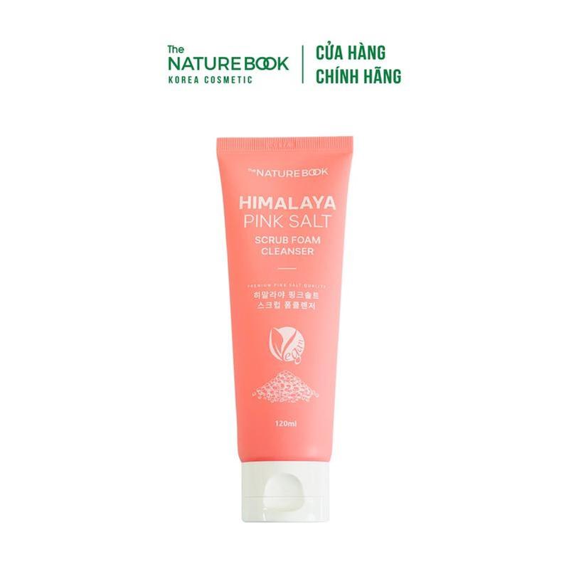 sưɑ~ Rửa Mặt Muối Hồng Himalaya NATURE BOOK MALL, Sửa Rửa Mặt Thuần Chay Được Hiệp Hội Thuần Chay Quốc Tế Vegan Chứng Nhận Nữ Skincare