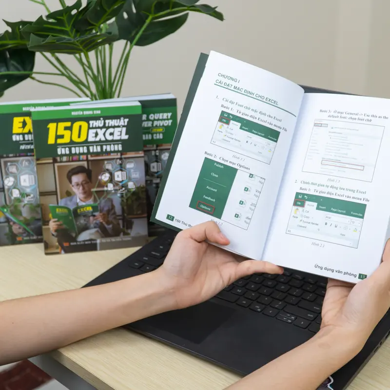 Combo 3 sách Excel - 150 Thủ Thuật - Power query Power Pivot Báo Cáo Tự Động Ứng Dụng Văn Phòng - Nguyễn Quang Vinh - Tặng Túi Vải + Bảng Hàm Excel 3
