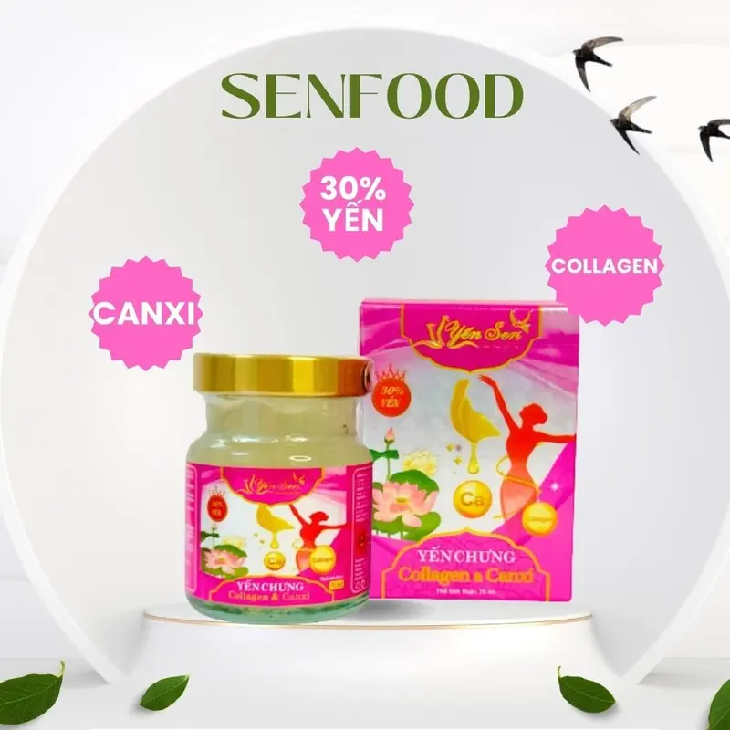 Yến Sen nhiều vị bổ dưỡng cho sức khỏe 30% yến hộp đơn 70ml yến tươi không gluten 1
