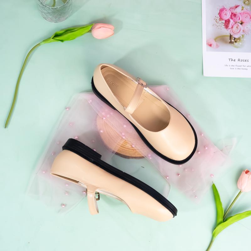 Giày Bệt Kiểu Quai Cài Ngang Bản To Pixie H319 7