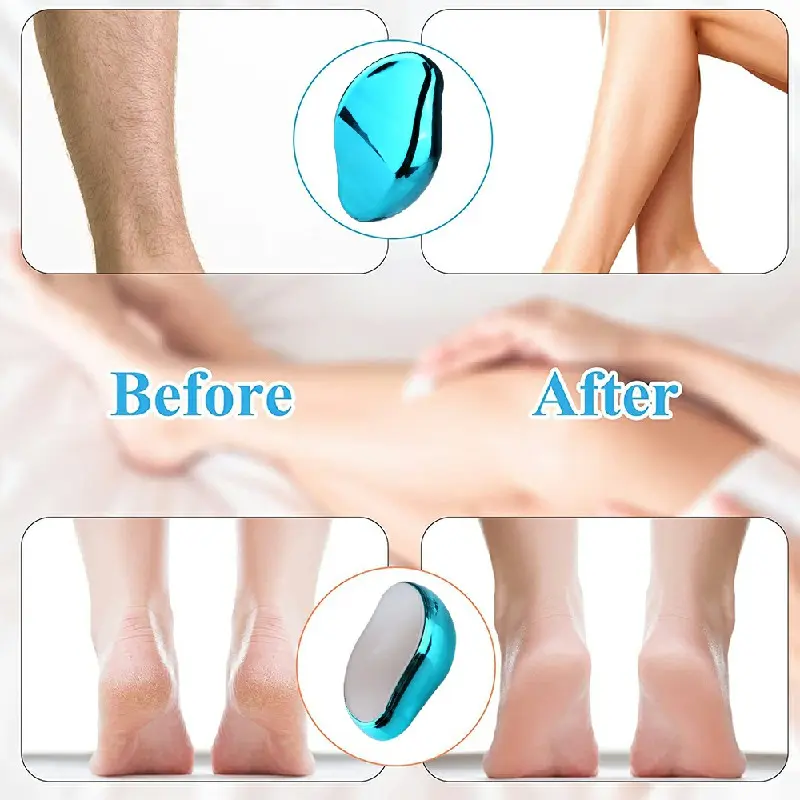 Crystal Washable Hair Eraser, Painless Physical Body-hari Removal Epilators for Body Arm Legs 7