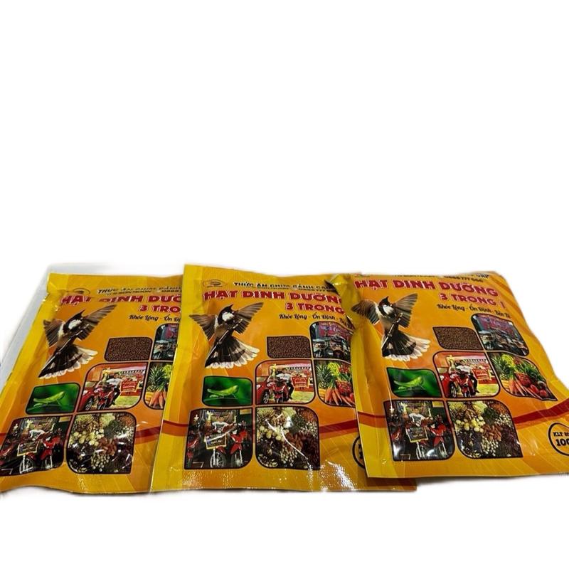 Combo 3 gói hạt dinh dưỡng 3trong 1 sơn moon giành cho chào mào thi đấu