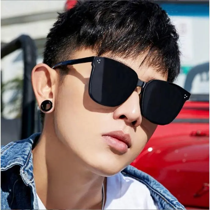 Kính Râm Phong Cách Bikini Gọng Vuông, Bảo Vệ UV400, Phong Cách TikTok Nóng Bỏng, Người Nổi Tiếng Trên Internet, Unisex, Màu Đen, Kính Chống Tia Cực Tím, Thích Hợp Cho Cả Nam Và Nữ, Năm 2025