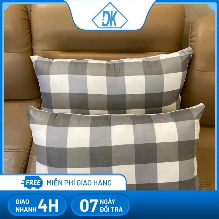 1 vỏ gối cotton nhung 50x70cm, chất vải chống nhăn chống xù lông, mịn mát giặt mau khô - Đăng Khoa 79 - áo gối - vo goi - ao goi - pillowcase 2