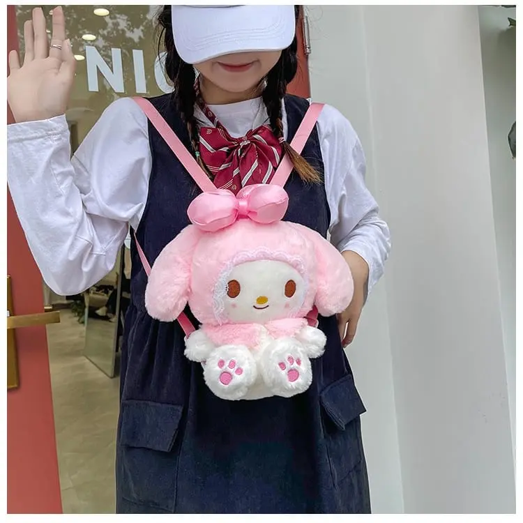 Tas Boneka Karakter Melody Ransel Wanita Kelinci Cute Bordir Ransel Anak Melody 0