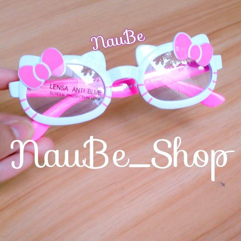 Kacamata anak hello kitty anti radiasi lucu 0