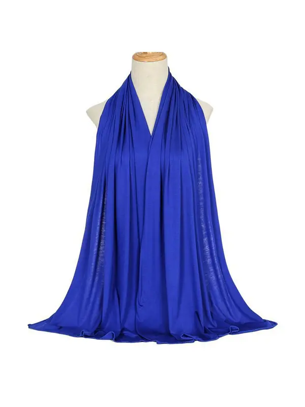 Solid Color Long Scarf, Fashionable Wrap Scarf, Casual Versatile Scarf for Women, Warm and Stylish Scarf for All Seasons 2