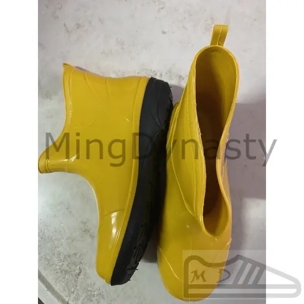 Lo Cut Rubber Rain boots | Kasut boot Getah 903 BN/BK/YW