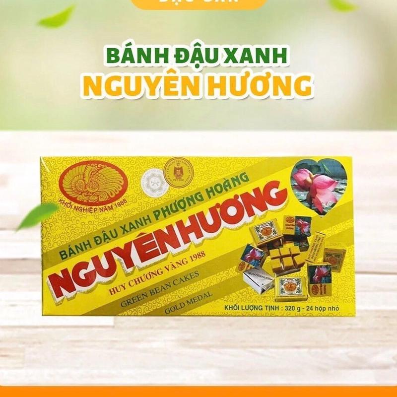 Bánh đậu xanh Nguyên Hương 320g số 1 Hải Dương chính hãng thơm ngon date mới