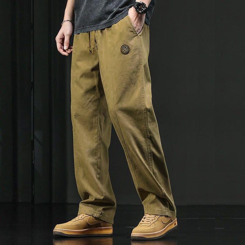 Quần Dài Kaki Nam Form Suông Dáng RỘng, Cạp Chun Thoải Mái Vận ĐỘng, Siêu Hot - QKK18 1
