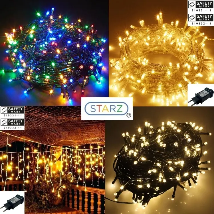 100 Assorted Models - Led Fairy String Lights , Festive Decoration Lightings ,Curtain icicle