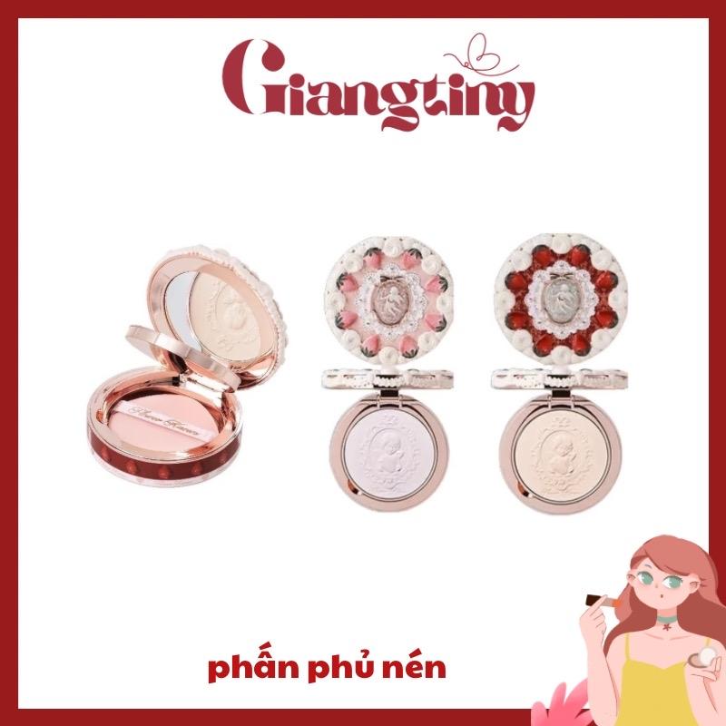  ￼ FLOWER KNOWS  Bộ Sưu Tập 2025 Dâu Cupid strawberry Cupid Phấn Phủ Nén Hoa Biết Cosmetic 