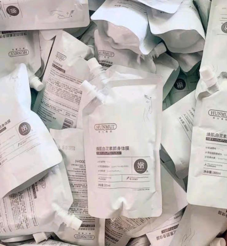 Bịch Bùn Ủ Tắm Trắng Da Cơ Thể HunMui ( Vui lòng đọc kỹ thông tin sp trước khi đặt hàng)