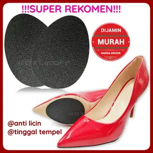 ISI SEPASANG ALAS ANTI LICIN SOL SEPATU WANITA INSOLE ANTI SLIP PELINDUNG SOL SEPATU HEELS Shoe