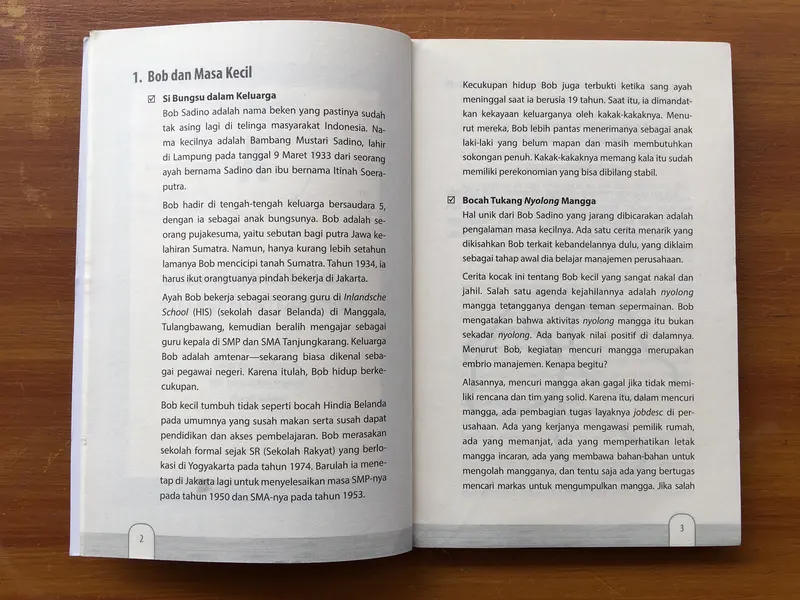 Buku Inspirasi & Motivasi Bob Sadino 2