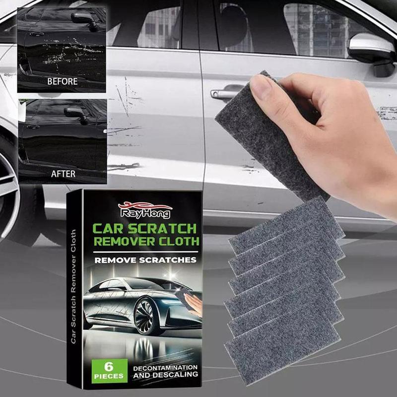 Product Introduction of 6pcs Nano Sparkle Car Cloth For Scratches Nano Magic Scratch Remover Cloth 9