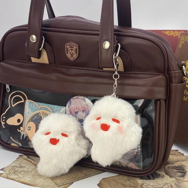 Product Introduction of Halloween Ghost Doll Anime Keychain Cute Ghost Kawaii Plush Stuffed Cartoon Decoration Keychain Bag Pendant Accessories Bag 5