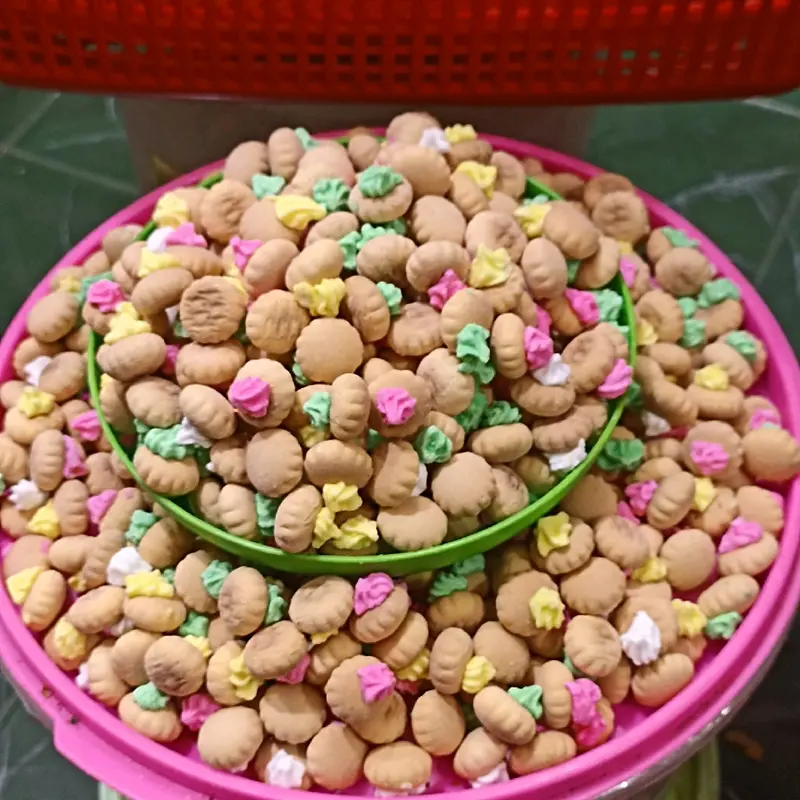 Kue Kancing Biskuit Kembang Gula Gem Rose Snack Jadul Monas 1 kg Snacks 0