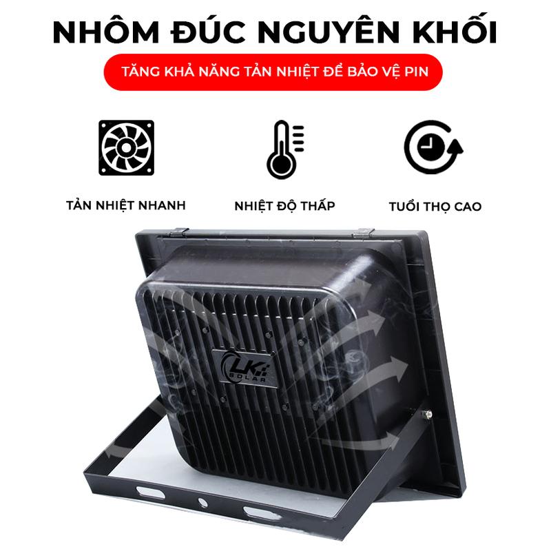 Product Introduction of [CHÍNH HÃNG] Đèn Led Năng Lượng Mặt Trời Siêu Sáng 50W - LK SOLAR TGD-9950 BẢO HÀNH 2 NĂM, Sử dụng 100% năng lượng mặt trời, dễ dàng lắp đặt ngoài sân vườn, trong nhà, nhà xưởng, trang trại, cảm biến ánh sáng, có remote điều khiển từ xa 11