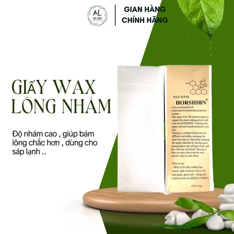 Giấy Wax Lông Nhám - Sét 50 Tờ 0