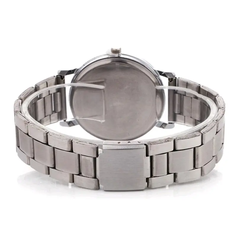 Jam GENEVA Stainless Steel Tiga Titik Analog 2