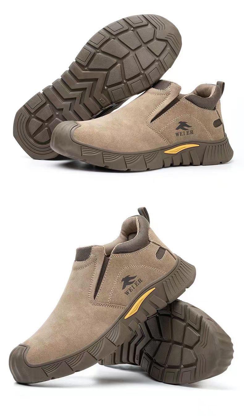 Product Introduction of Summer Welding Slip-on Labor Protection Shoes Men's Attack Shield and Anti-Stab Solid Bottom Lightweight and Wear-Resistant Work Shoes Anti-Scald Breathable 19