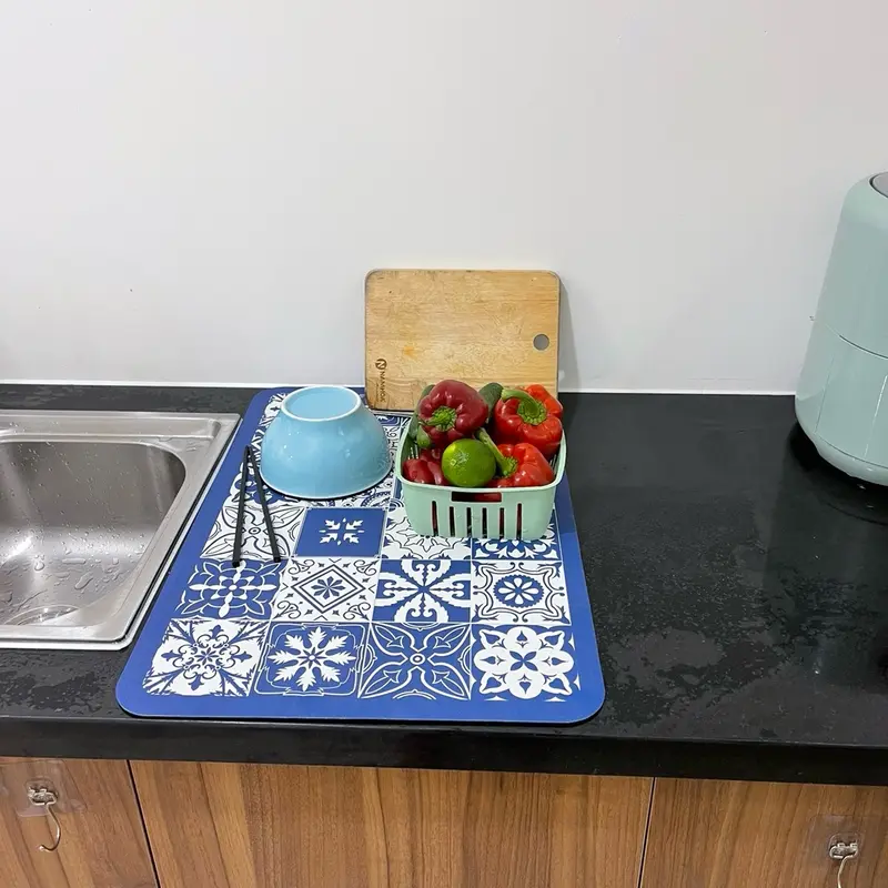 Thảm lót silicon 40*60 kệ bồn nước 5