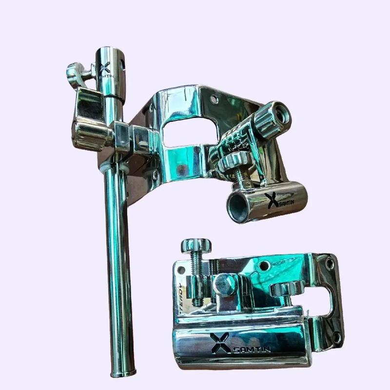 Pat inox cao cấp gắn cho thùng Đi Câu cá Xsamtin 2700 và 3300 phiên bản 2023 màu trắng inox và màu vàng Đồng Bắt Cá Fishing Cao Su