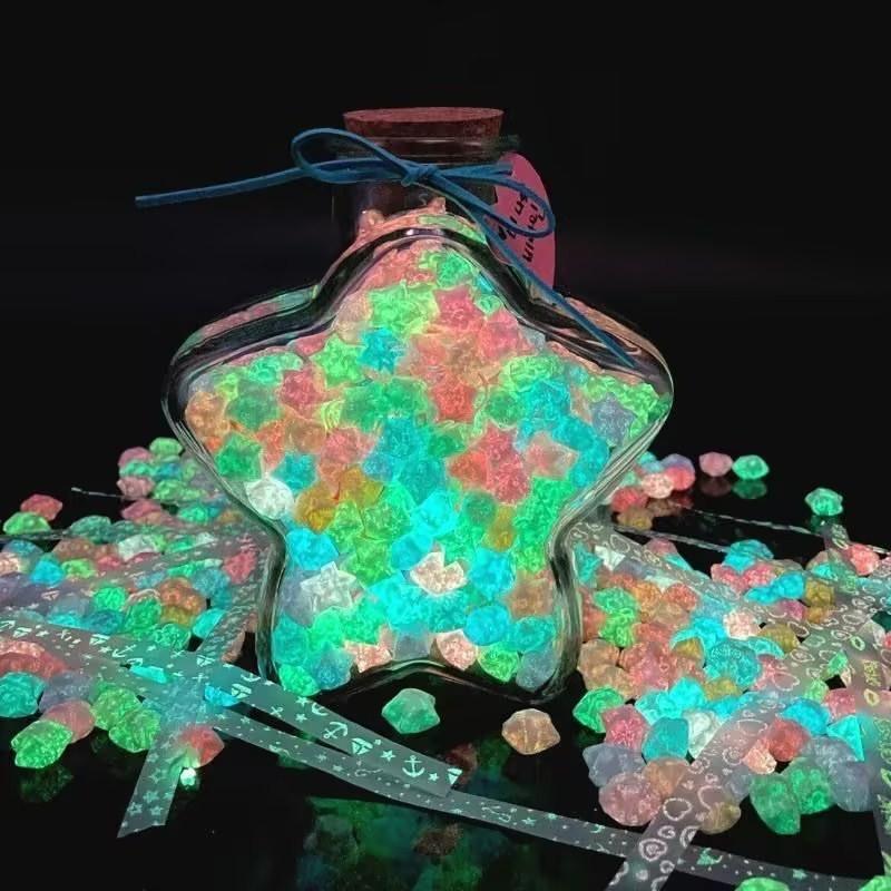Ngôi sao phát sáng, Origami tự làm, Noctilucent, gấp Origami, Quà tặng Thủ Công làm bằng giấy, Ngôi sao may mắn, Thích hợp làm quà sinh nhật Diy