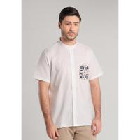 Gambar MOC - Kemeja Shanghai Lengan Pendek Arbil - White - S dari MOC Indonesia Kab. Pemalang 3 Tokopedia