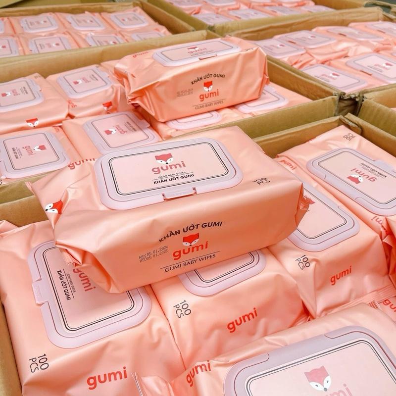 Khăn giấy ướt Gumi thùng 10g - Kháng khuẩn, siêu mềm, tiện lợi 1