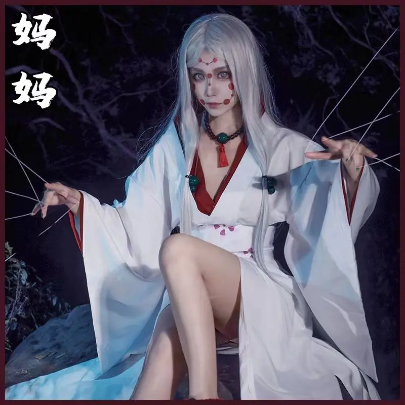 Trang Phục Hóa Trang Demon Slayer Rui, Quần Áo Cosplay, Áo Choàng Cosplay Người Mẹ Nhện Và Chị Kimono, Thích Hợp Cho Các Bữa Tiệc Hóa Trang, Trang Phục Hóa Trang Demon Slayer Rui Nữ Voan Jacket Váy Ngủ 5