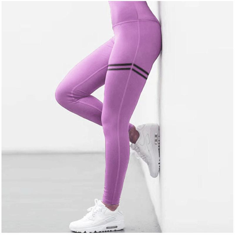 Product Introduction of Fashion Women High Waist Yoga Sport Leggings Exercise Running Pants Stretchy Fitness Workout Tights Leggings 22