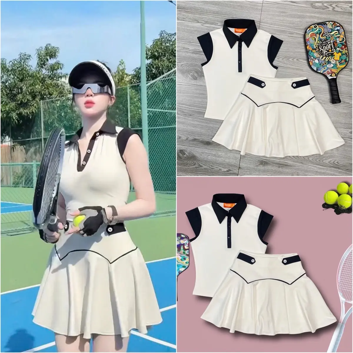￼[PICKLEBALL] HÀNG MỚI VỀ Bộ đùi váy thể thao cao cấp chơi Pickleball, Tennis, Golf