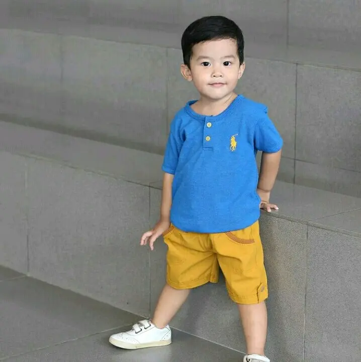 Celana Pendek Anak Chino 1-4 Tahun Laki-laki Perempuan Polos Baby Canvas Black Green Grey White Katun Bayi - Cowok, Cewek Anak-Anak 2