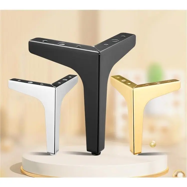 10/15cm Kaki Sofa Besi Model T Siku 10 cm Bukan Kaki Sofa Stainless Plastik 90 Derajat Gaya minimalis 4