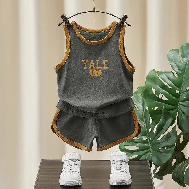 Bộ Áo Vest Và Quần Đùi Không Tay Cho Bé Trai, Bộ Sưu Tập Mùa Hè Mới 2024, Quần Áo Cho Bé Trai Trẻ Mới Biết Đi Và Bé Trai Trẻ Em, Phong Cách Mùa Hè Sành Điệu, Được Thu Thập Bởi 16k Người