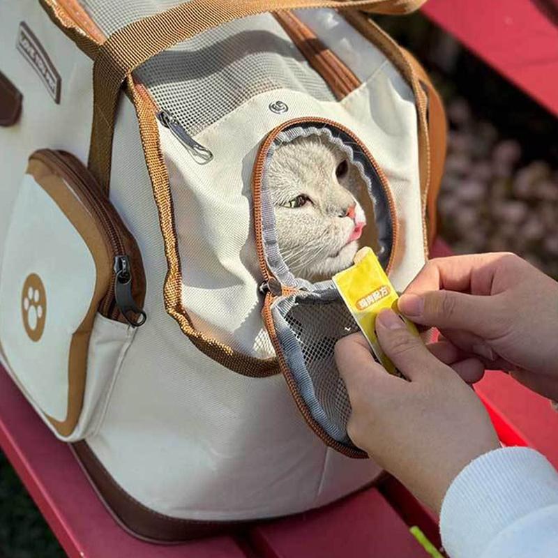 Product Introduction of Durable Handheld Hoopet Toast Cat Bag Portable Breathable Dog Carrier Thickened Zipper Pet Carrying Bag for Cats Puppy 14