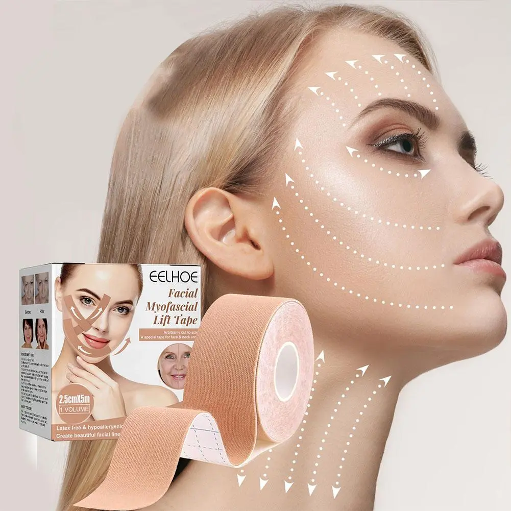 Miếng Dán Làm Săn Chắc Và Nâng Cơ Mặt, Thoáng Khí, Băng Dính Nâng Cơ Mặt, Làm Săn Chắc Da, Miếng Dán Nâng Cơ Mặt, Dụng Cụ Chăm Sóc Da Mặt, 1 Miếng