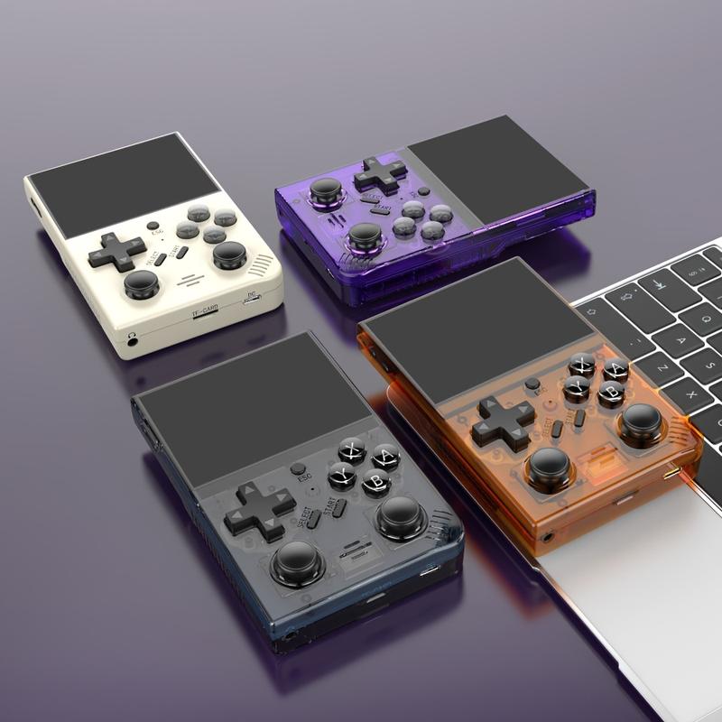 Retro handheld console with ultra-high-definition screen and ...