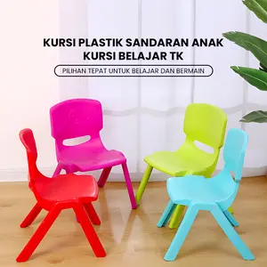 Kursi plastik sandaran anak kursi sekolah TK kursi belajar