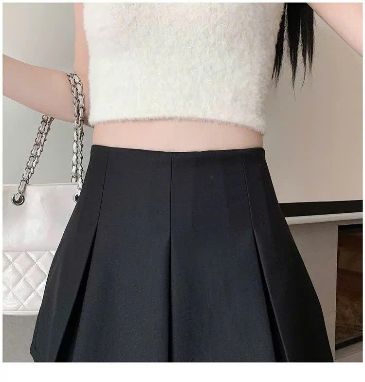 Chân váy xếp ly LylyshopUnisex kiểu chân váy chữ A xếp ly to có quần trong 2 lớp dày dặn hàng QCCC 4