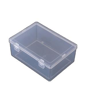 Kotak Penyimpanan Plastik Lutsinar, dengan Penutup, Penutup Selak Rata, Sesuai untuk Bahagian dan Penyusun Barang Kemas, Saiz Kecil, Kilang fesyen Supplies pan mesra alam kitchen kotak & tong penyimpanan