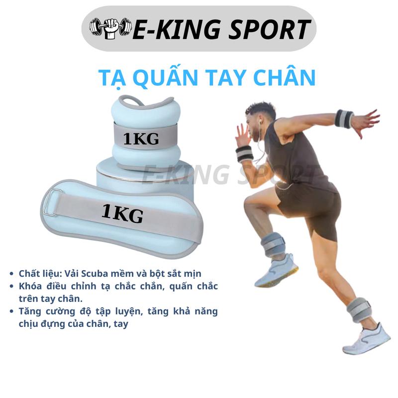[E-King Sport]Tạ Đeo Tay Tạ Chân Tạ Quấn Tay Chân Tập Gym Tập Yoga Tại Nhà Tạ Tay Tập Thể Dục Nhảy Dây Chạy Bộ Cao Su