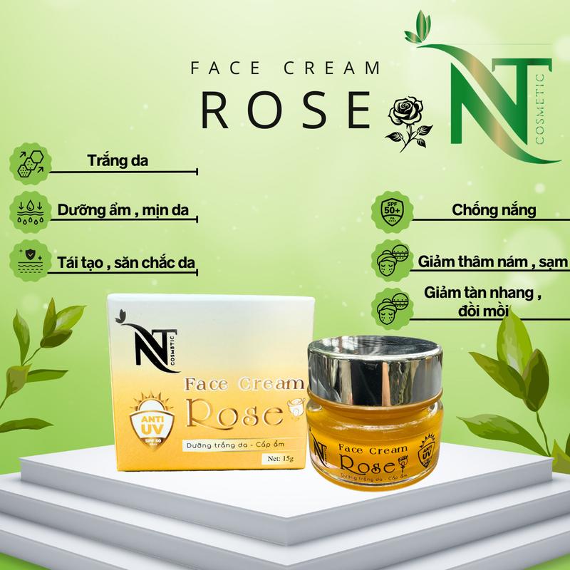 Kem Face Rose NT Hỗ Trợ Cho Làn Da